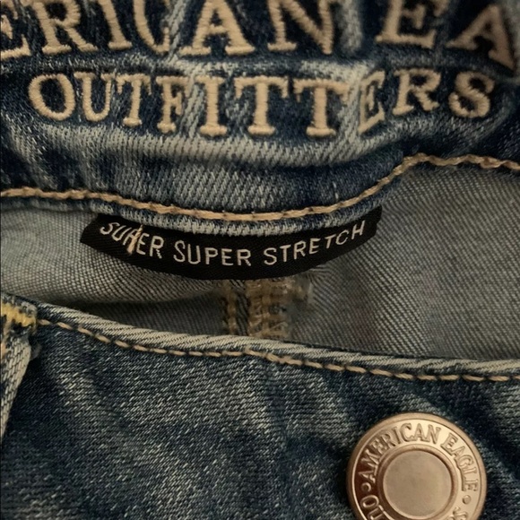 American Eagle Distressed Jeggings size 4short - Picture 3 of 4